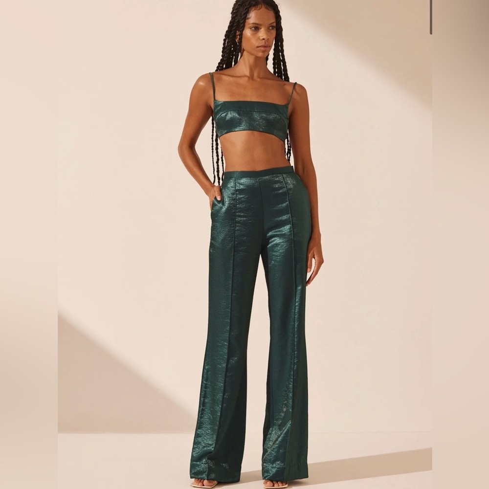 Miramar Pintuck Flared Pant